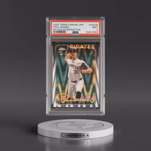 2024 Topps Chrome Update #USC88 Paul Skenes - Raywave Refractor (PSA 9 MINT)