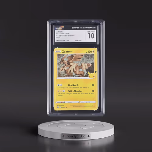 2021 Celebrations #010/025 Zekrom - Holo (CGC 10 GEM MINT)