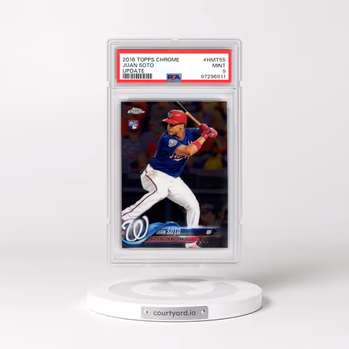 2018 Topps Chrome Update #HMT55 Juan Soto (PSA 9 MINT)