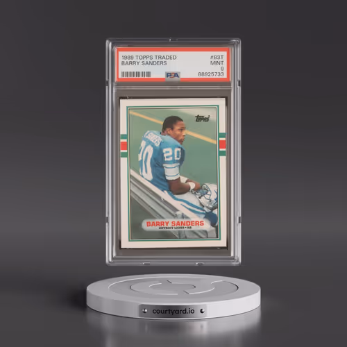 1989 Topps Traded #83T Barry Sanders (PSA 9 MINT)