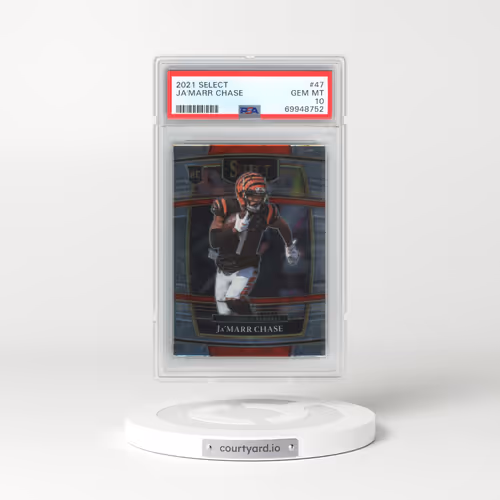 2021 Panini Select #47 JA'Marr Chase (PSA 10 GEM MINT)