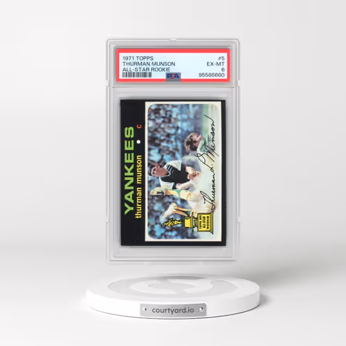 1971 Topps #5 Thurman Munson - All-Star Rookie (PSA 6 EX-MT)