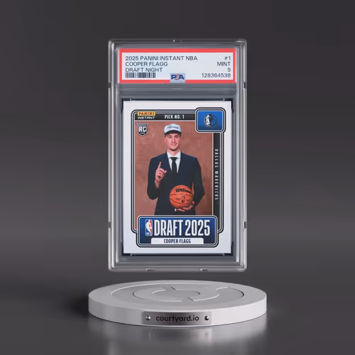 2025 Panini Instant NBA Draft Night #1 Cooper Flagg (PSA 9 MINT)