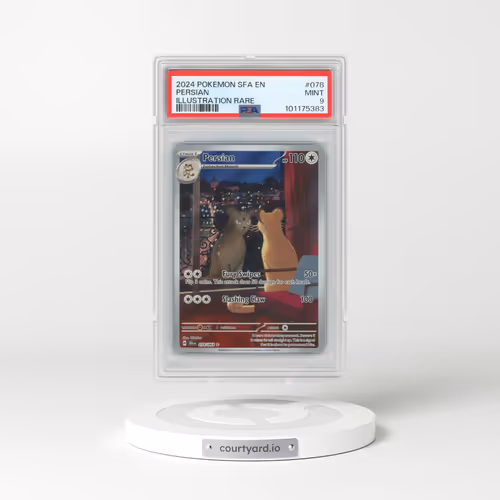 2024 Pokémon Sfa EN-Shrouded Fable #078 Persian - Illustration Rare (PSA 9 MINT)