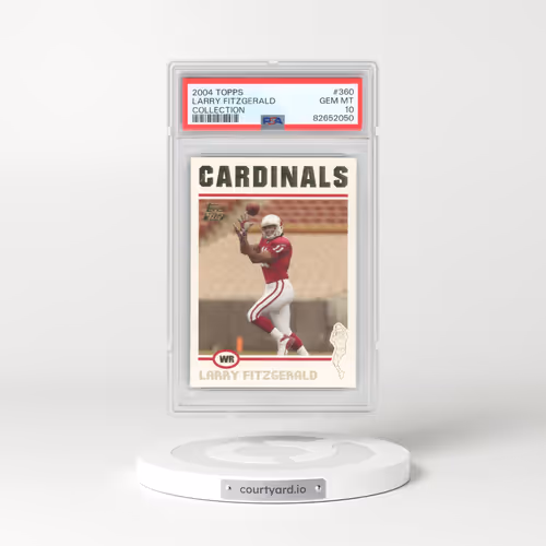 2004 Topps #360 Larry Fitzgerald - Collection (PSA 10 GEM MINT)