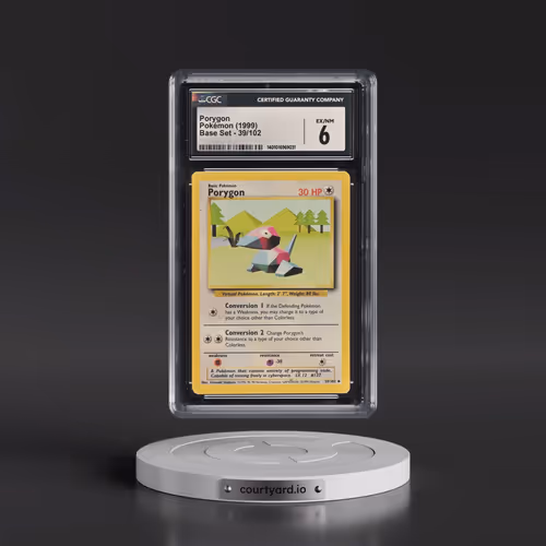 1999 Base Set #39/102 Porygon (CGC 6 EX-NM)