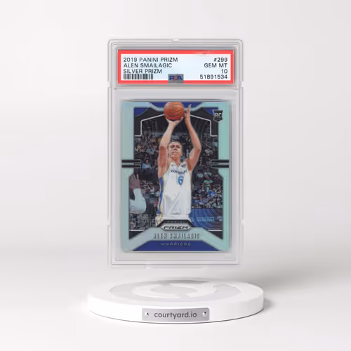 2019 Panini Prizm #299 Alen Smailagic - Silver Prizm (PSA 10 GEM MINT)