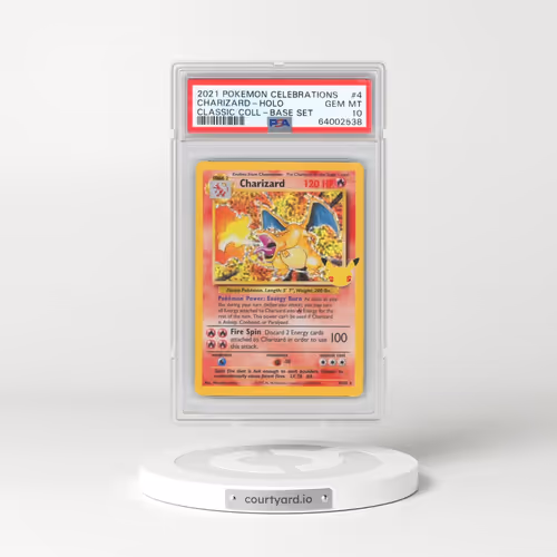 2021 Pokémon Celebrations Classic Collection #4 Charizard - Holo (PSA 10 GEM MINT)