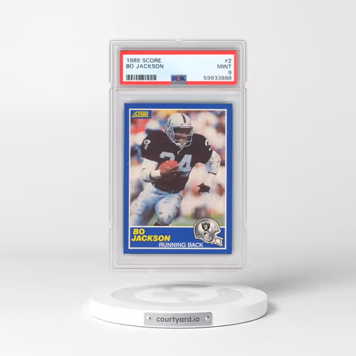 1989 Score #2 Bo Jackson (PSA 9 MINT)