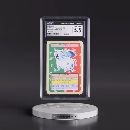1997 (Only One Pokémon) Original Series #029 Nidoran♀ - (Blue Back) 1st Print (CGC 5.5 EX+)