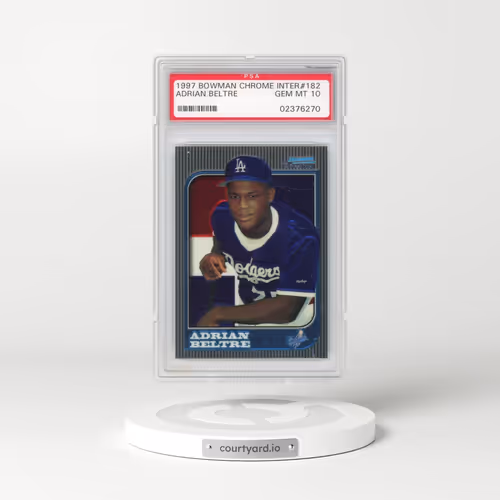 1997 Bowman Chrome International #182 Adrian Beltre (PSA 10 GEM MINT)