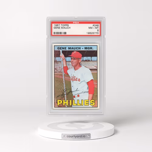 1967 Topps #248 Gene Mauch (PSA 8 NM-MT)