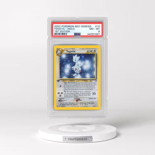 2000 Pokémon Neo Genesis #16 Togetic - 1st Edition Holo (PSA 8 NM-MT)