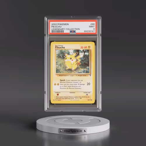 2002 Pokémon Legendary Collection #86 Pikachu (PSA 9 MINT)
