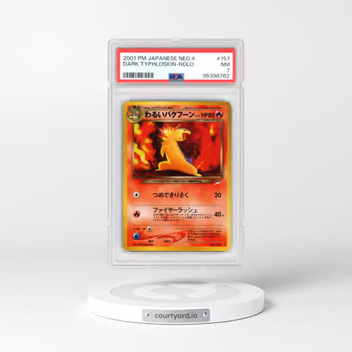 2001 Pokémon Neo 4 #157 Dark Typhlosion - Holo (PSA 7 NM)