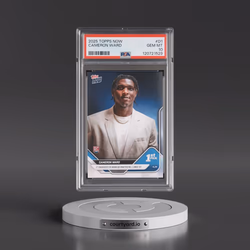 2025 Topps Now #D1 Cameron Ward (PSA 10 GEM MINT)