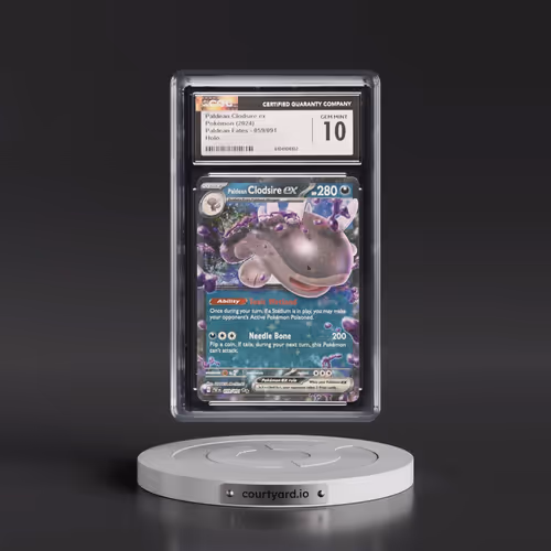 2024 Pokémon Paf EN-Paldean Fates #059 Paldean Clodsire EX - Holo (CGC 10 GEM MINT)