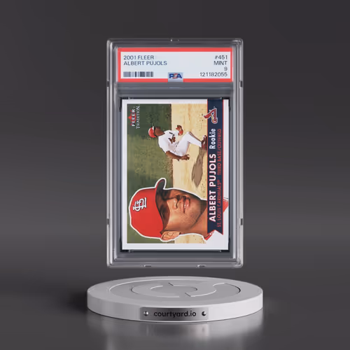 2001 Fleer #451 Albert Pujols (PSA 9 MINT)