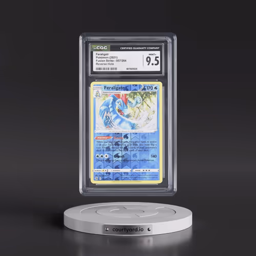 2019 Fusion Strike #057/264 Feraligatr - Reverse Holo (CGC 9.5 MINT+)