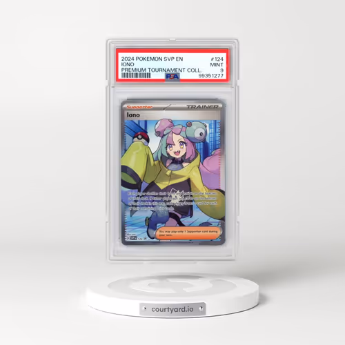 2024 Pokémon Svp EN-SV Black Star Promo #124 Iono - Iono Premium Tournament Collection (PSA 9 MINT)