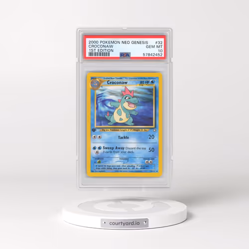 2000 Pokémon Neo Genesis #32 Croconaw - 1st Edition (PSA 10 GEM MINT)