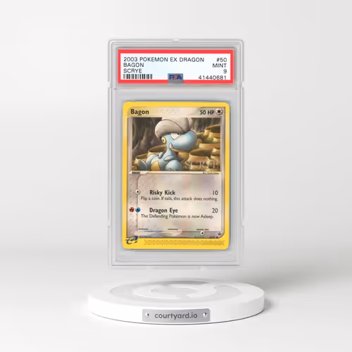 2003 Pokémon EX Dragon #50 Bagon - Scrye (PSA 9 MINT)