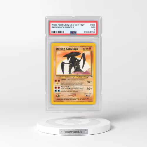 2002 Pokémon Neo Destiny #108 Shining Kabutops - Holo (PSA 7 NM)