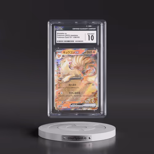 2023 Pokémon Card 151 #038/165 Ninetales ex - Holo (CGC 10 GEM MINT)
