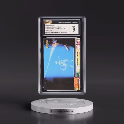 1999 Pokémon the First Movie #21 Introductions - First Print (Blue Topps Logo) (CGC 9 MINT)