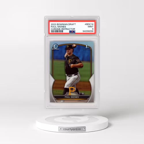 2023 Bowman Draft #BDC14 Paul Skenes - Chrome-Refractor (PSA 9 MINT)