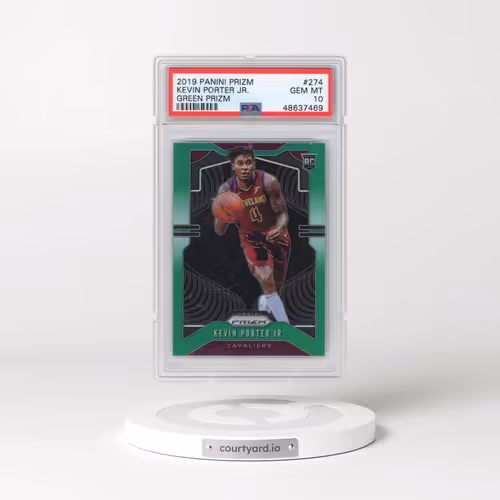 2019 Panini Prizm #274 Kevin Porter Jr. - Green Prizm (PSA 10 GEM MINT)