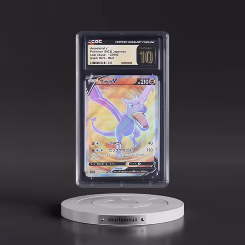 2022 Lost Abyss #105/100 Aerodactyl V - Super Rare Holo (CGC 10 PRISTINE)