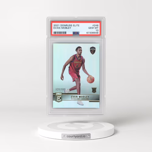 2021 Panini Donruss Elite #246 Evan Mobley (PSA 10 GEM MINT)