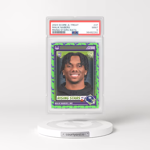 2024 Panini Score-A-Treat Rising Stars #37 Malik Nabers - Bats (PSA 9 MINT)