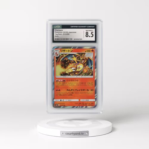 2018 Tag Bolt #013/095 Charizard - Holo (CGC 8.5 NM-MT+)
