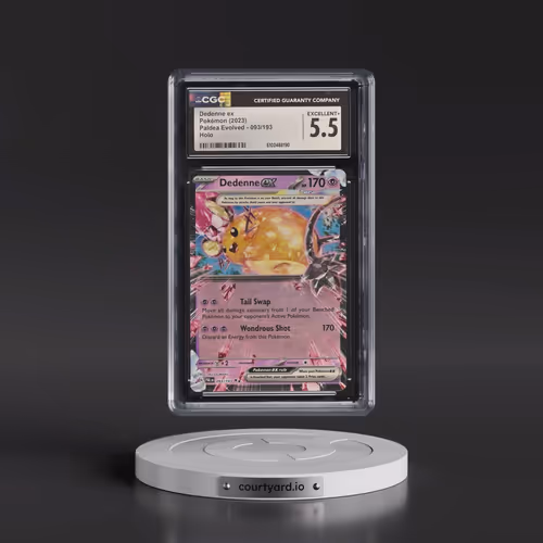 2023 Paldea Evolved - PAL EN #093/193 Dedenne ex - Holo (CGC 5.5 EX+)