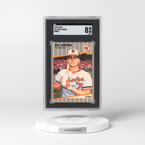 1989 Fleer #616 Bill Ripken - Error (SGC 8 NM-MT)