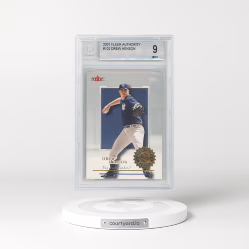 2001 Fleer Authority #103 Drew Henson RC (BGS 9 MINT)