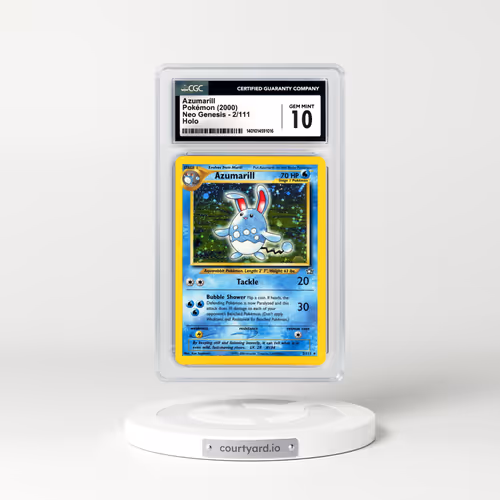 2000 Neo Genesis #2 Azumarill - Holo (CGC 10 GEM MINT)