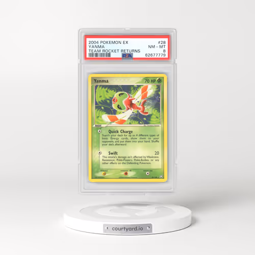 2004 EX Team Rocket Returns #28 Yanma (PSA 8 NM-MT)