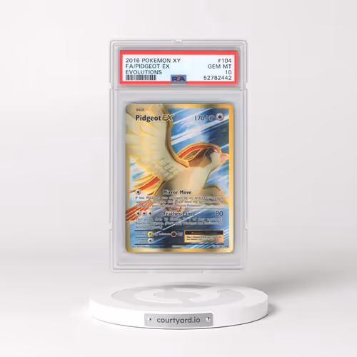 2016 Pokémon XY Evolutions #104 Pidgeot EX - Holo Full Art (PSA 10 GEM MINT)