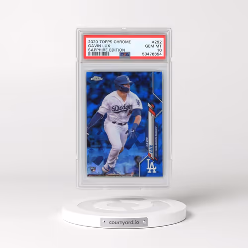 2020 Topps Chrome Sapphire Edition #292 Gavin Lux (PSA 10 GEM MINT)