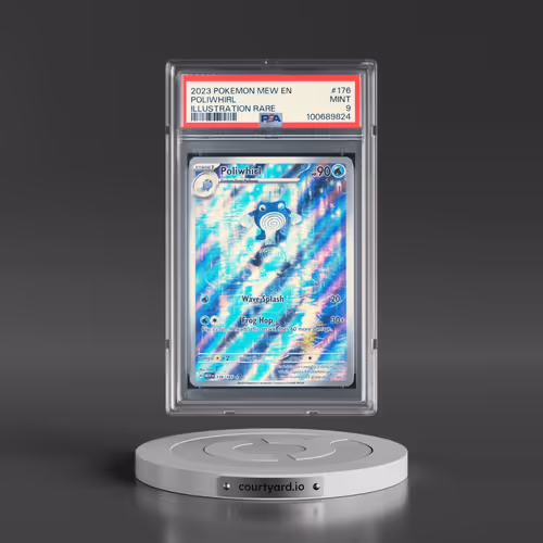 2023 Pokémon Mew EN-151 #176 Poliwhirl - Illustration Rare (PSA 9 MINT)