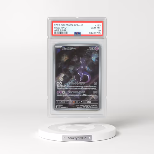 2023 Pokémon Sv2a-Pokemon 151 #183 Mewtwo - Art Rare (PSA 10 GEM MINT)