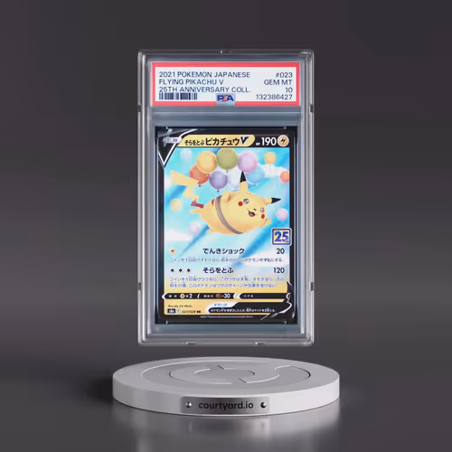 2021 Pokémon 25th Anniversary Collection #023 Flying Pikachu V - Holo (PSA 10 GEM MINT)