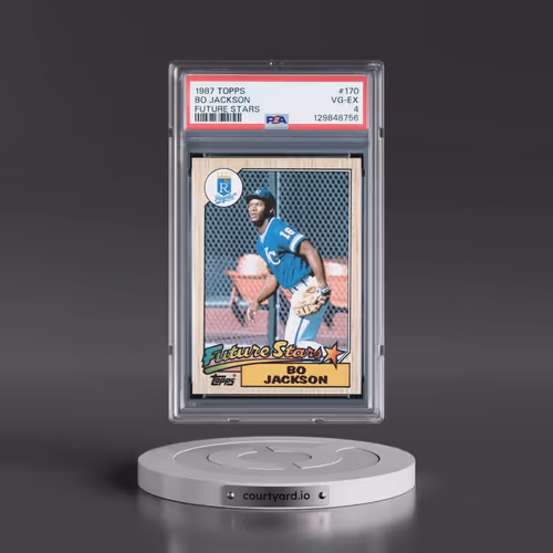 1987 Topps #170 Bo Jackson - Future Stars (PSA 4 VG-EX)
