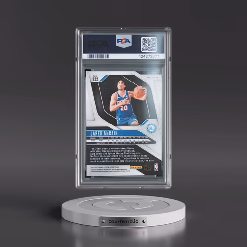 2024 Panini Prizm #222 Jared McCain - Silver Prizm (PSA 9 MINT)