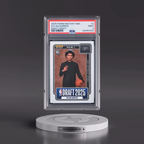 2025 Panini Instant NBA Draft Night #2 Dylan Harper (PSA 9 MINT)