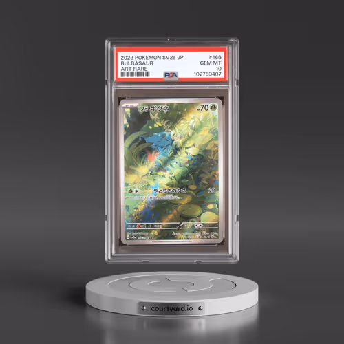 2023 Pokémon Sv2a-Pokemon 151 #166 Bulbasaur - Art Rare (PSA 10 GEM MINT)