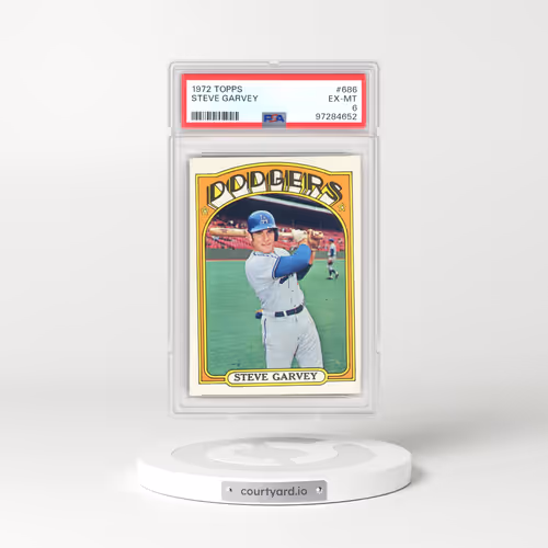 1972 Topps #686 Steve Garvey (PSA 6 EX-MT)